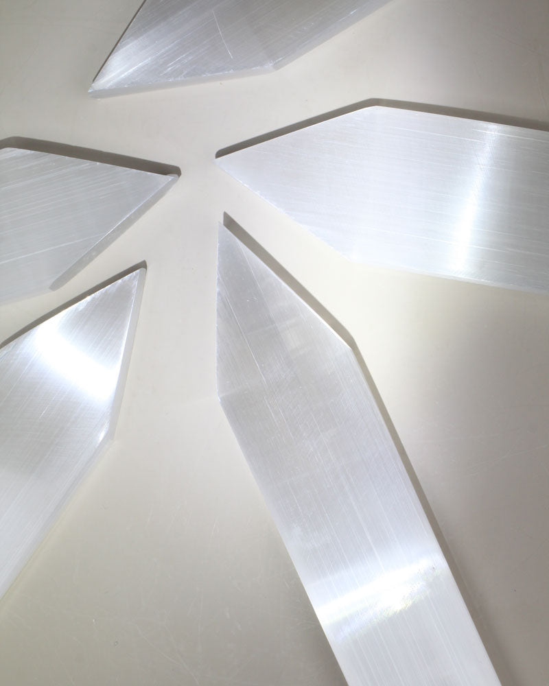 Selenite flat point 20 cm