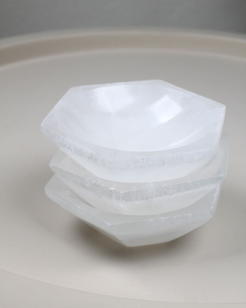 Selenitskål sexkantig