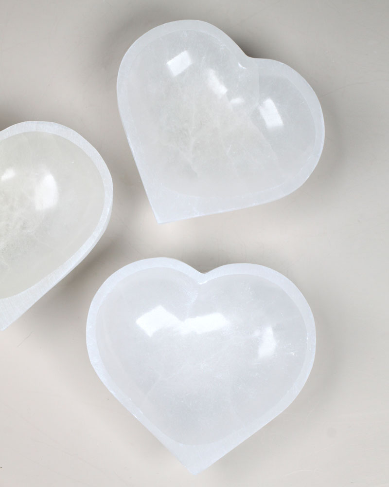 Selenithjärtskål 10 cm