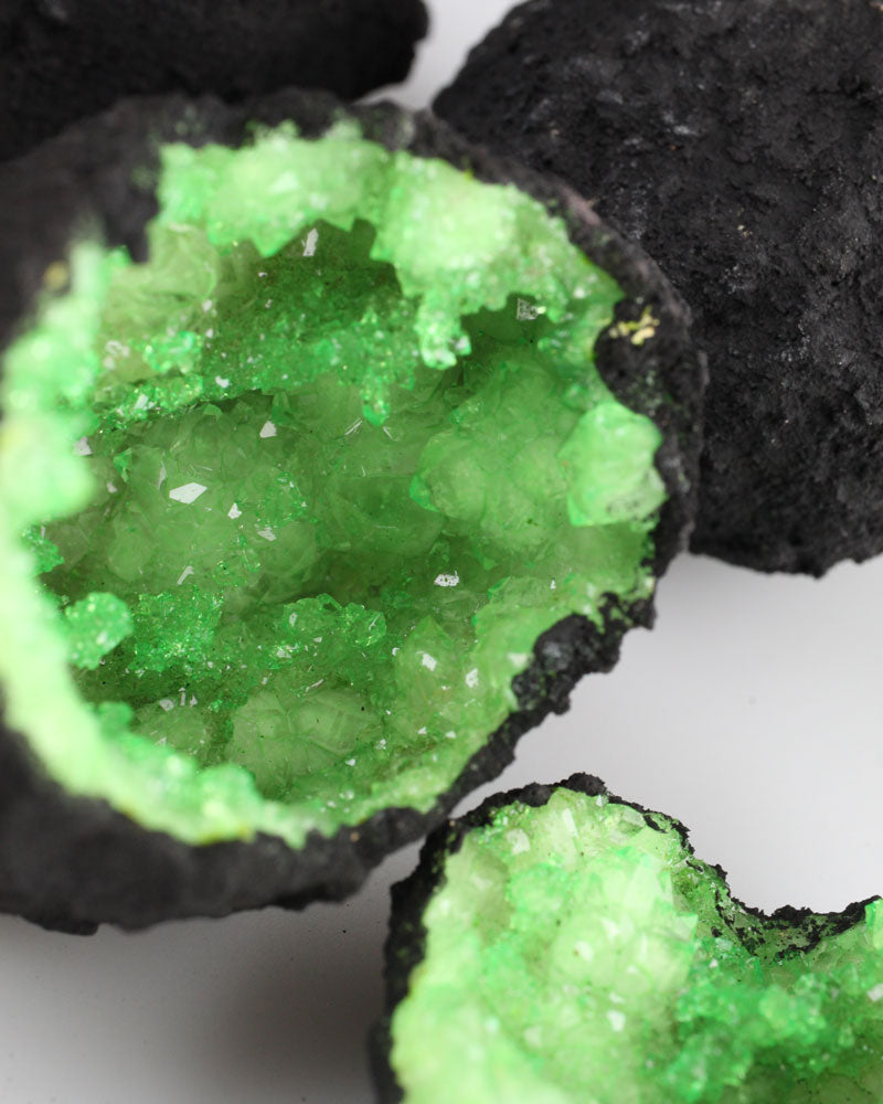 Grönfärgade geoder