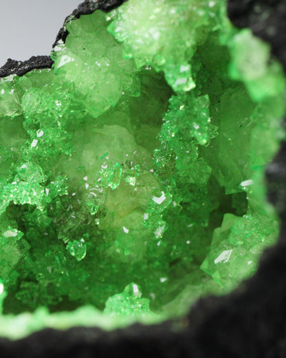 Green Dyed Quartz Geodes