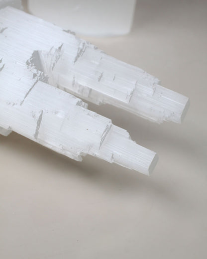 Selenite Twin Tower 20 cm