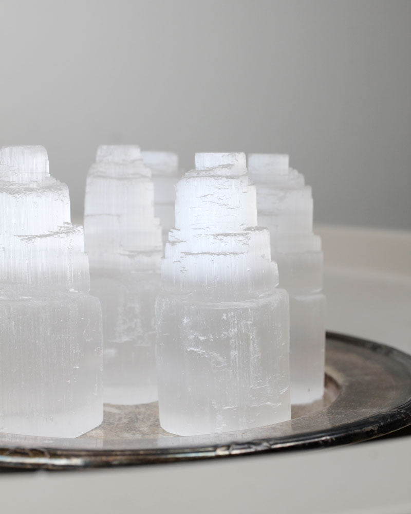Selenite Towers 6 cm