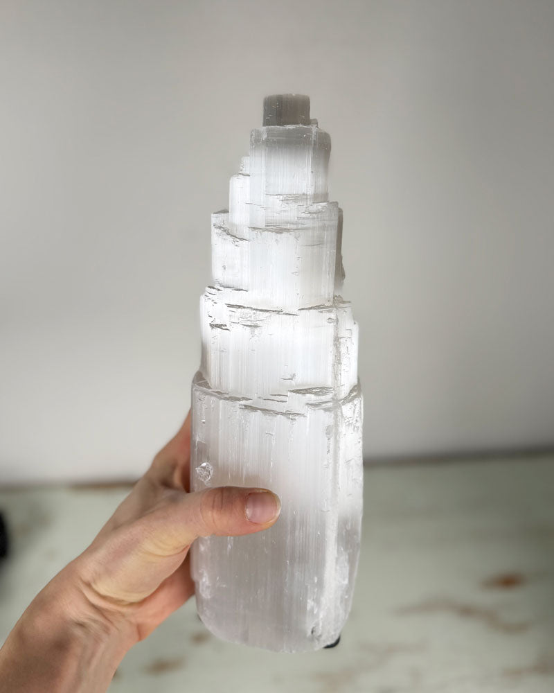 Selenite Lamp 25 cm