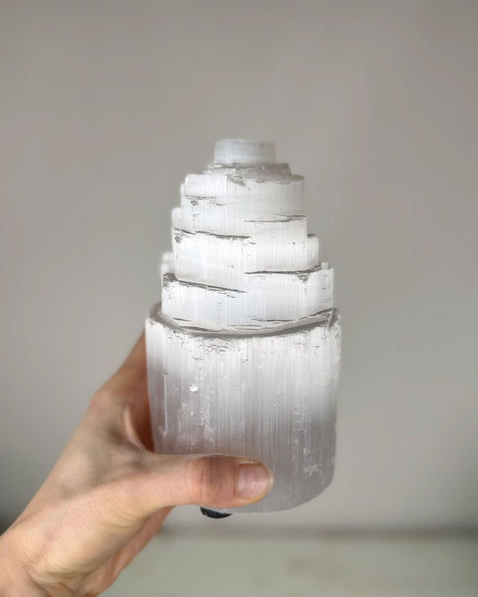 Selenite Lamp 15 cm